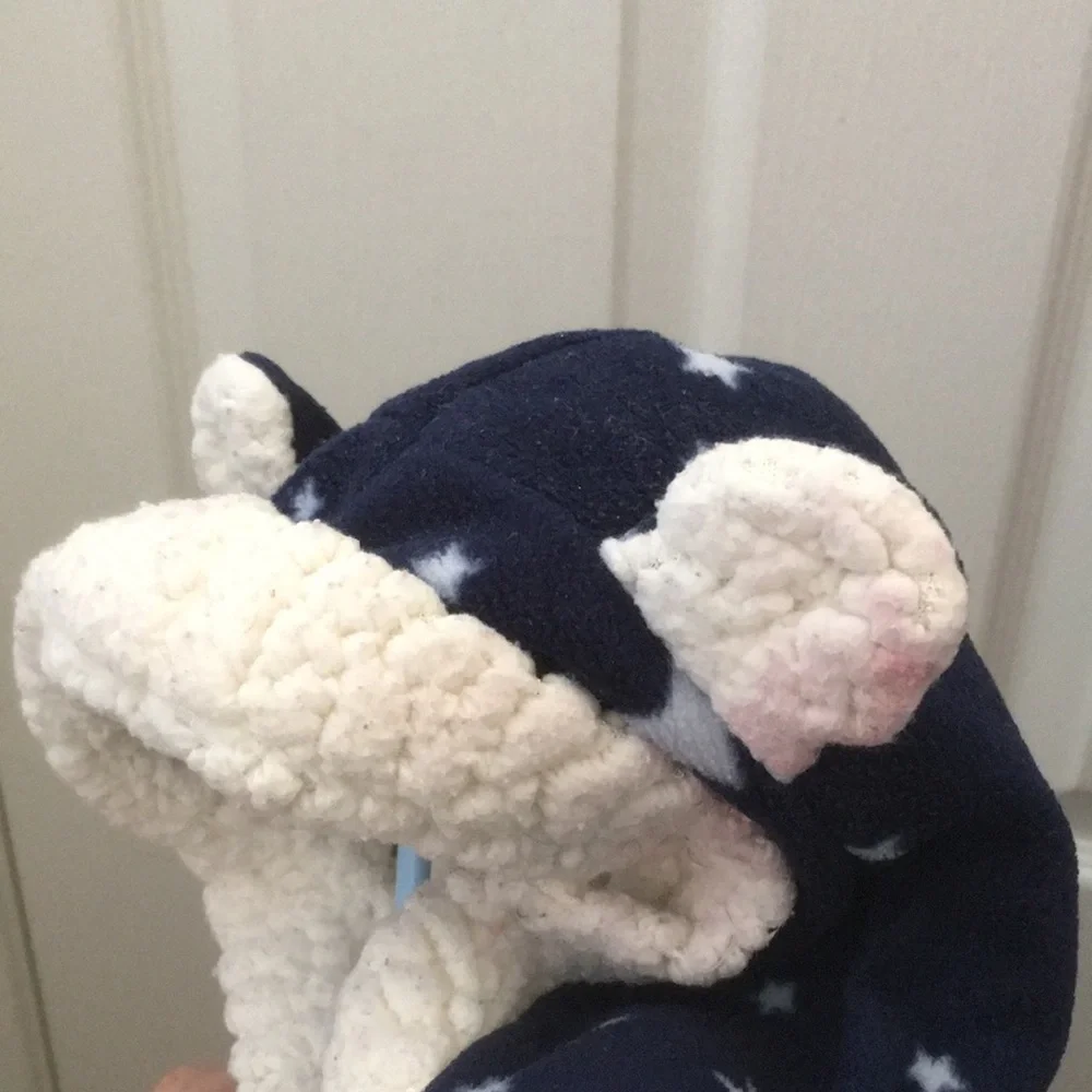 FINAL MARKDOWN INFANTS’ Old Navy Fleece-lined Starry Bunting w/Ears 6-12 months